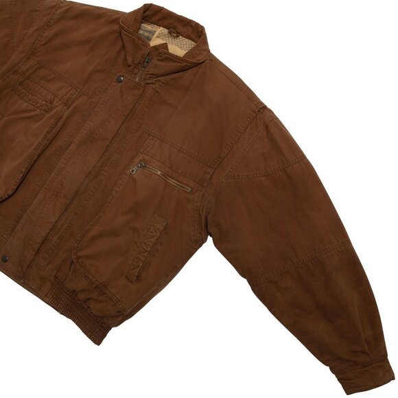 Sepideh (Germany) Vintage Enzyme Washed Twill Multi Panel Utility Bomber : L